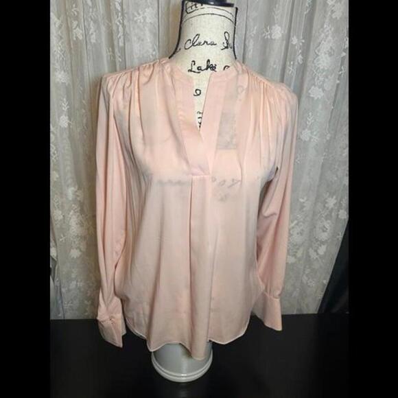 Calvin Klein Blush Pink Petite Blouse - Size PM - Picture 1 of 2